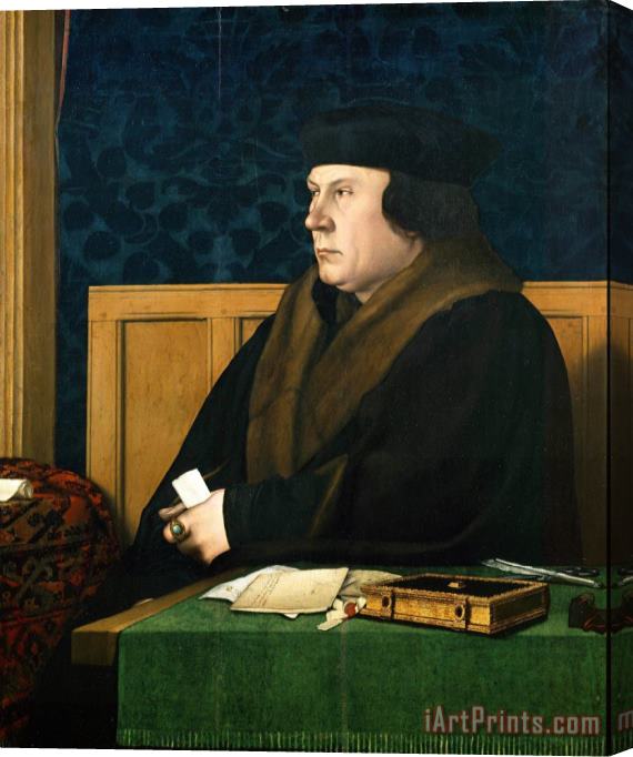 Hans Holbein the Younger Portrait of Thomas Cromwell Stretched Canvas Print / Canvas Art