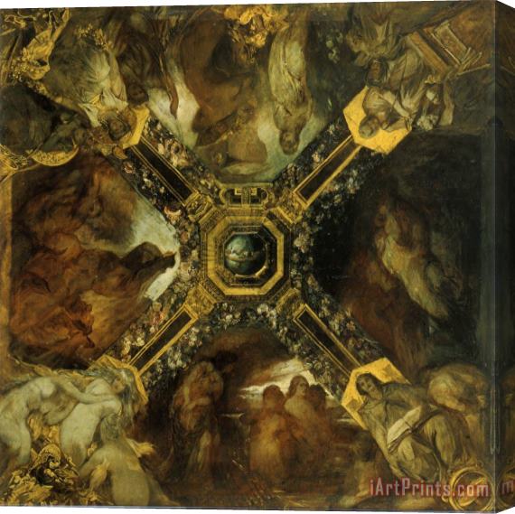 Hans Makart Ring Cycle (study) Stretched Canvas Print / Canvas Art