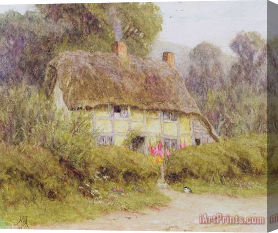 Helen Allingham A Country Cottage Stretched Canvas Painting / Canvas Art
