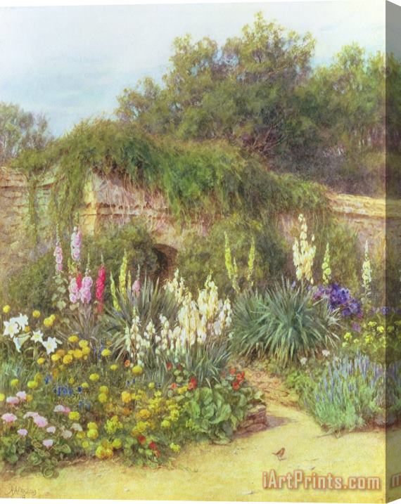 Helen Allingham Gertrude Jekyll's Garden Stretched Canvas Print / Canvas Art