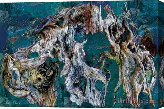 Helga Schmitt Driftwood Stretched Canvas Print / Canvas Art