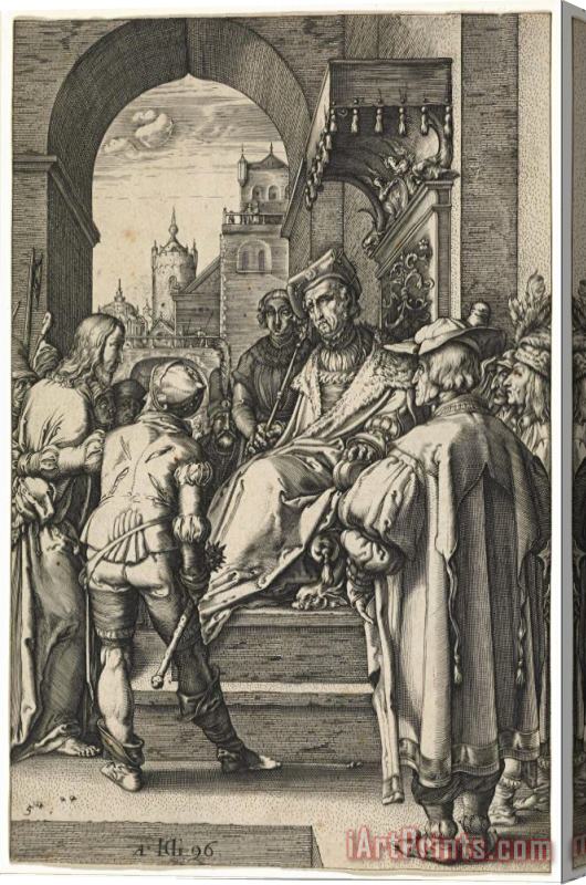 Hendrick Goltzius Christ Before Pilate Stretched Canvas Print / Canvas Art