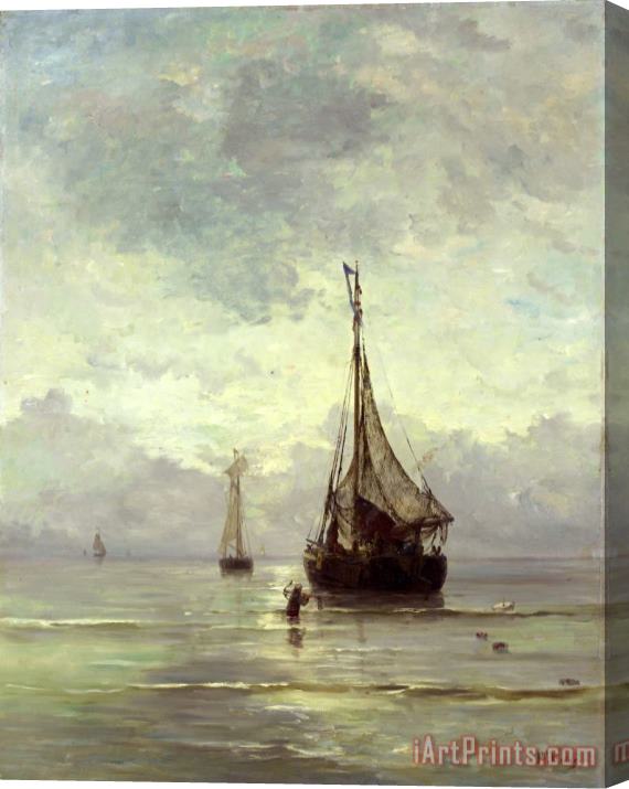 Hendrik Willem Mesdag Kalme Zee Stretched Canvas Painting / Canvas Art