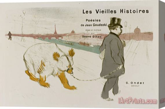 Henri de Toulouse-Lautrec Ancient Histories (les Vielles Histores) Stretched Canvas Print / Canvas Art