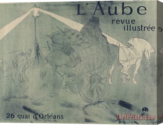 Henri de Toulouse-Lautrec L'aube (dawn) Stretched Canvas Print / Canvas Art