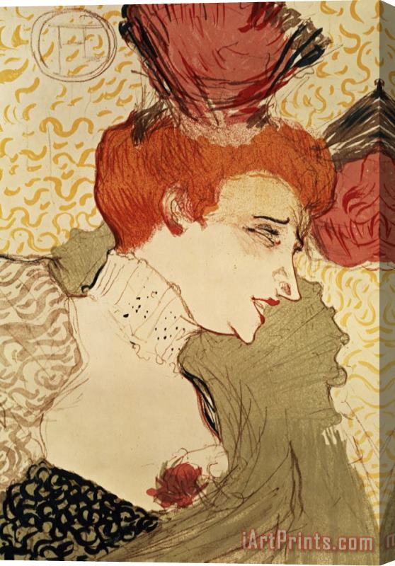 Henri de Toulouse-Lautrec Mlle Marcelle Lender Stretched Canvas Print / Canvas Art