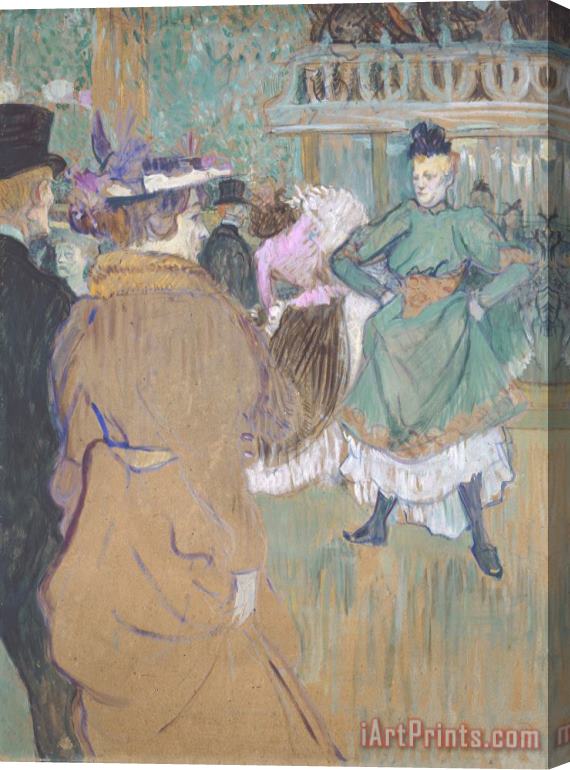 Henri de Toulouse-Lautrec Quadrille at The Moulin Rouge Stretched Canvas Painting / Canvas Art