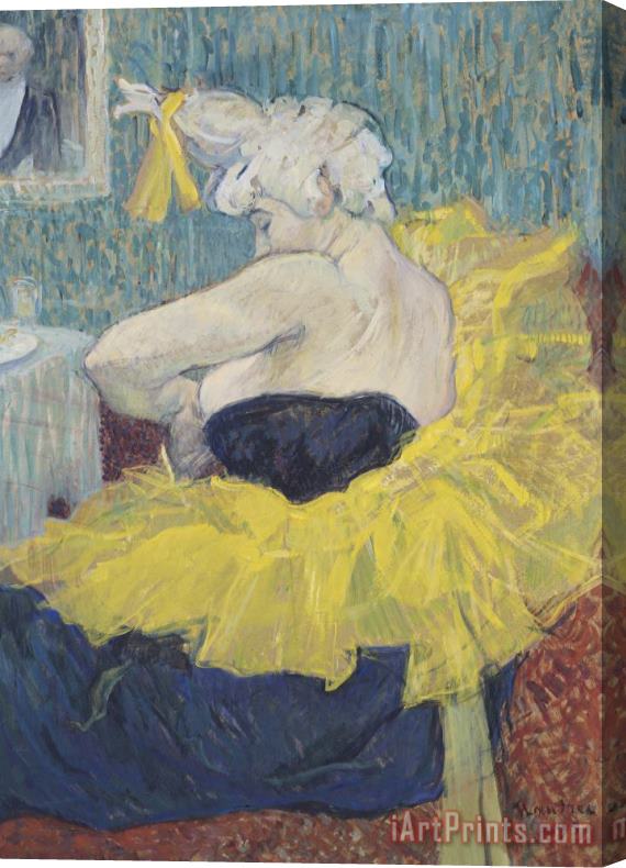 Henri de Toulouse-Lautrec The Clowness Cha U Kao in a Tutu Stretched Canvas Print / Canvas Art