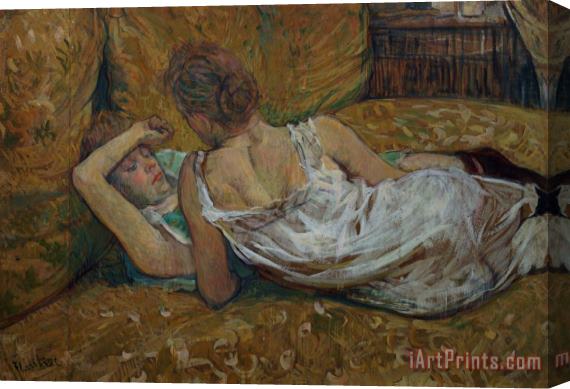 Henri de Toulouse-Lautrec Two friends Stretched Canvas Print / Canvas Art