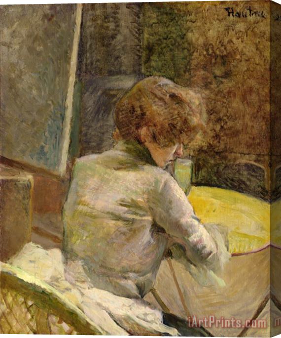 Henri de Toulouse-Lautrec Waiting At Grenelle Stretched Canvas Print / Canvas Art