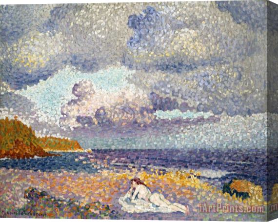 Henri-Edmond Cross After The Storm (the Bather) Stretched Canvas Painting / Canvas Art