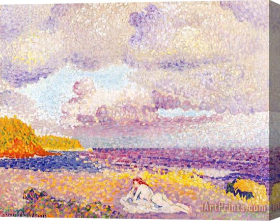 Henri-Edmond Cross An Incoming Storm Stretched Canvas Painting / Canvas Art