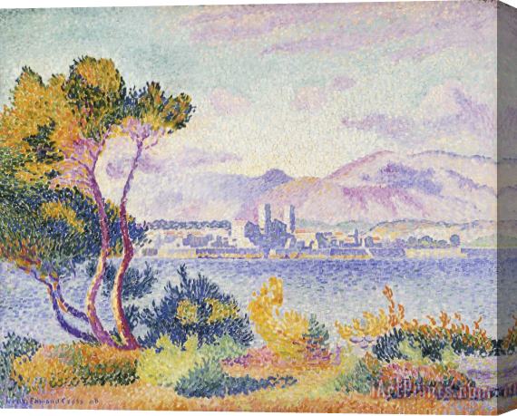 Henri-Edmond Cross Antibes Afternoon Stretched Canvas Painting / Canvas Art