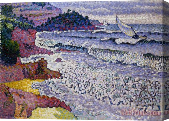 Henri-Edmond Cross The Choppy Sea Stretched Canvas Painting / Canvas Art
