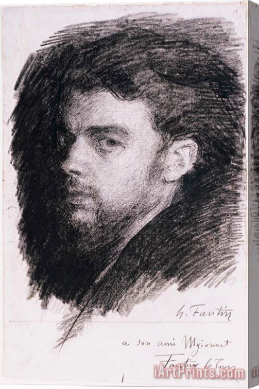 Henri Fantin Latour Self Portrait Stretched Canvas Painting / Canvas Art
