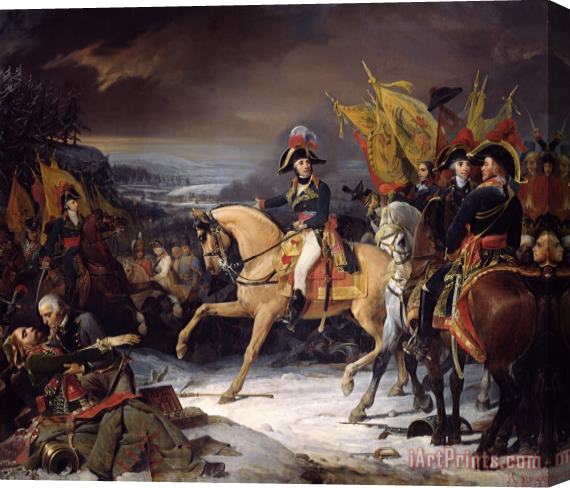 Henri Frederic Schopin The Battle of Hohenlinden Stretched Canvas Print / Canvas Art