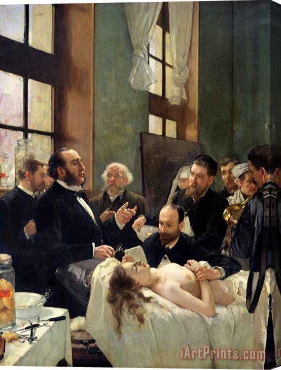 Henri Gervex Before the Operation Stretched Canvas Print / Canvas Art