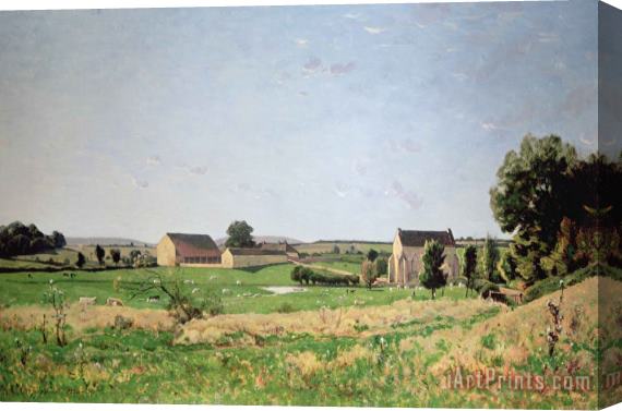 Henri-Joseph Harpignies Landscape In Saulce Stretched Canvas Painting / Canvas Art