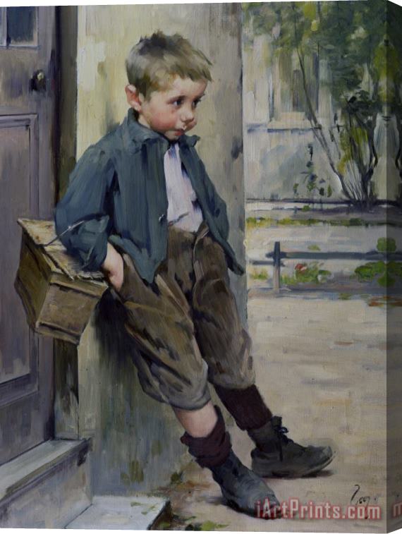 Henri Jules Jean Geoffroy Out Of The Game Stretched Canvas Print / Canvas Art