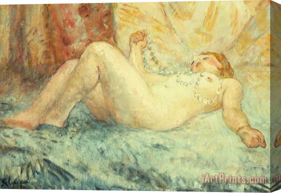 Henri Lebasque Reclining Nude Stretched Canvas Print / Canvas Art