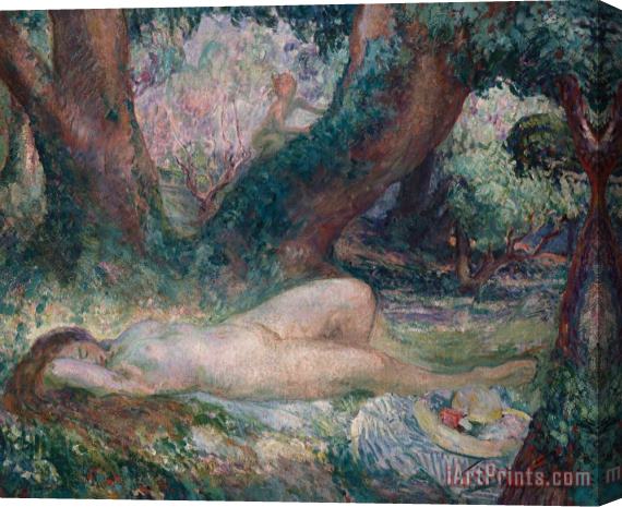 Henri Lebasque Sleeping Nymph Stretched Canvas Painting / Canvas Art