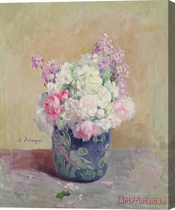 Henri Lebasque Vase Of Flowers Stretched Canvas Print / Canvas Art
