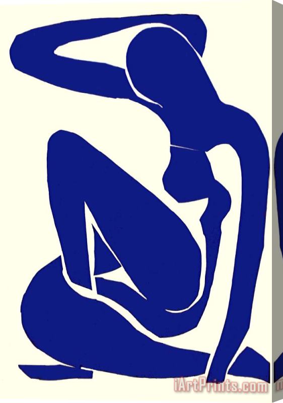 Henri Matisse Blue Nude III 1952 Stretched Canvas Painting / Canvas Art