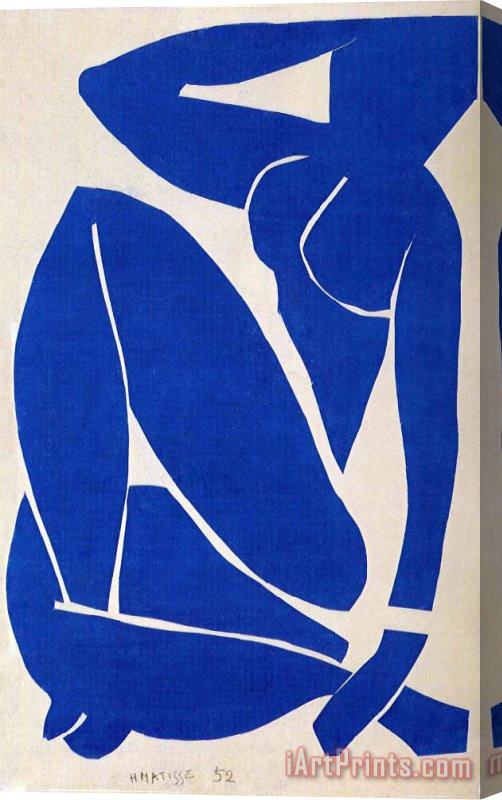 Henri Matisse Blue Nude Stretched Canvas Print / Canvas Art