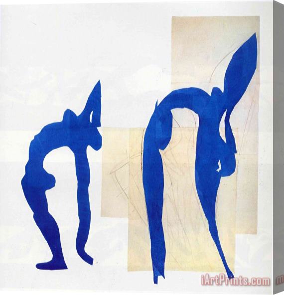 Henri Matisse Blue Nudes Stretched Canvas Painting / Canvas Art