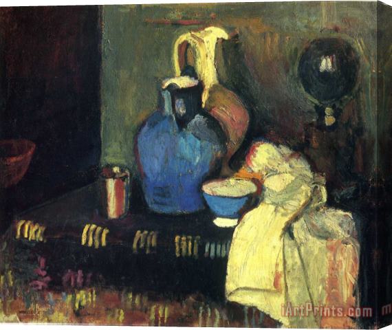 Henri Matisse Blue Pitcher Stretched Canvas Painting / Canvas Art