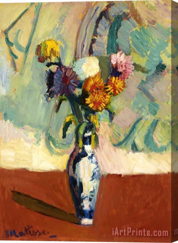 Henri Matisse Bouquet, Vase Chinois, 1901 Stretched Canvas Painting / Canvas Art