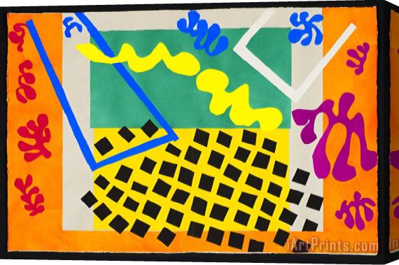 Henri Matisse Codomas, Plate XI From The Illustrated Book “jazz, 1947” Stretched Canvas Print / Canvas Art