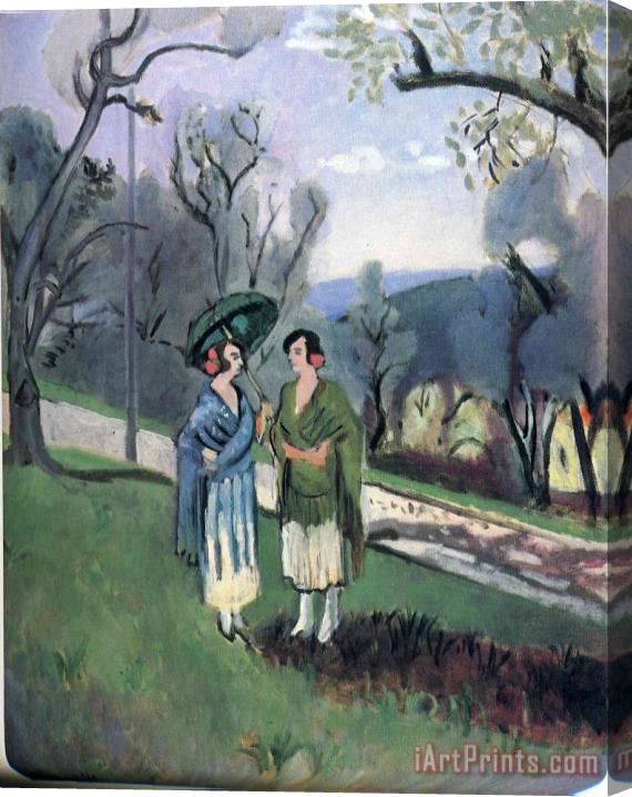 Henri Matisse Conversation Under The Olive Trees 1921 Stretched Canvas Painting / Canvas Art