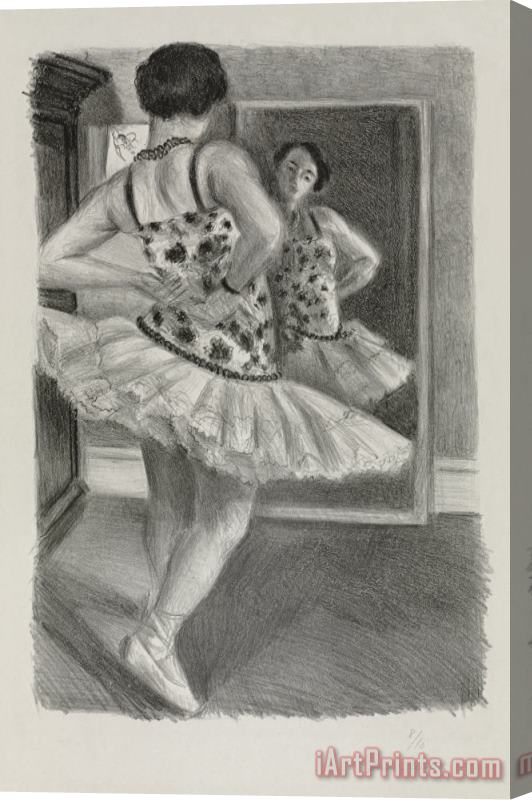 Henri Matisse Dancer Reflected in Mirror (danseuse Refletee Dans La Glace) Stretched Canvas Print / Canvas Art