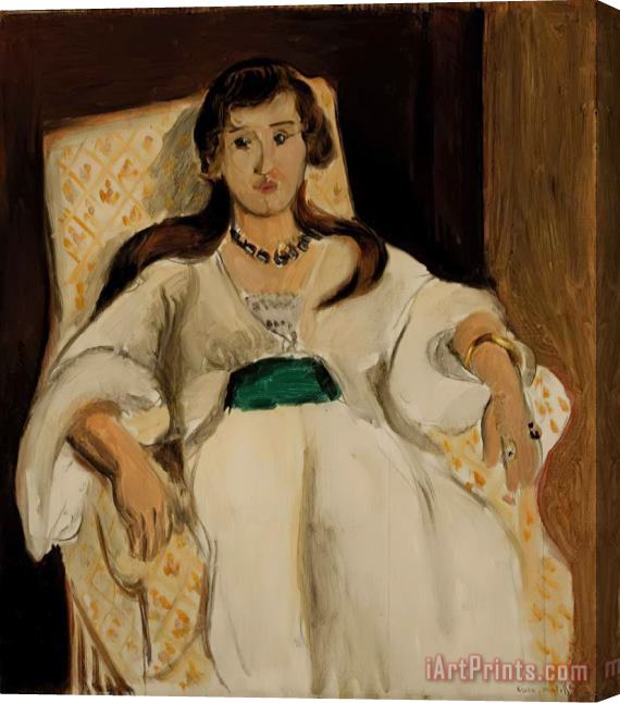 Henri Matisse Femme Au Fauteuil, 1919 Stretched Canvas Painting / Canvas Art