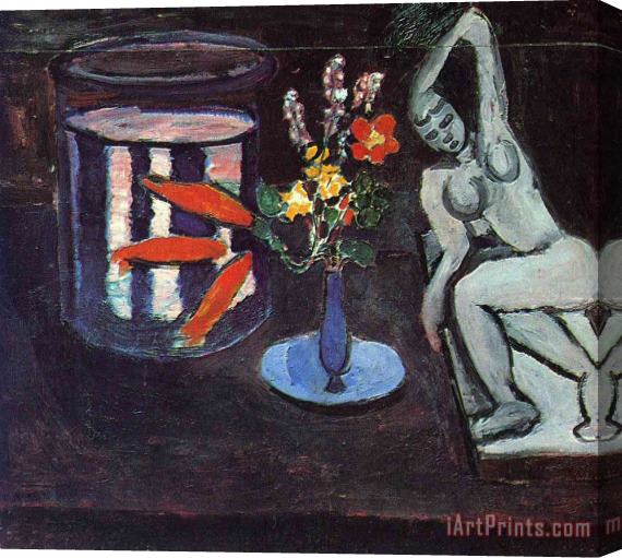 Henri Matisse Fish Tank in The Room 1912 Stretched Canvas Print / Canvas Art