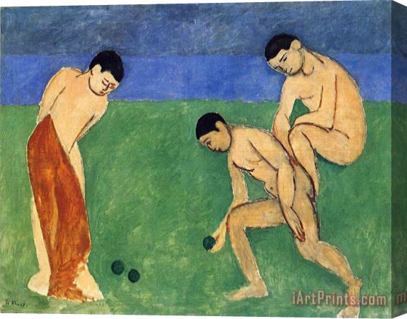 Henri Matisse Game of Bowls 1908 Stretched Canvas Print / Canvas Art