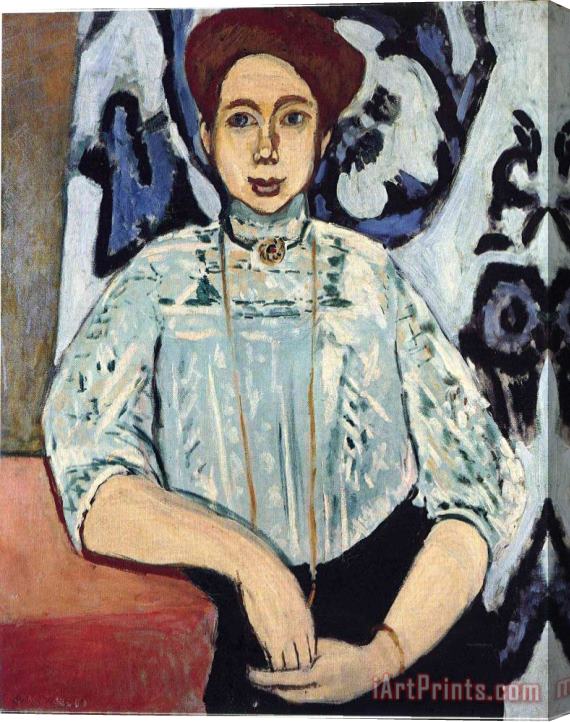 Henri Matisse Greta Moll 1908 Stretched Canvas Print / Canvas Art