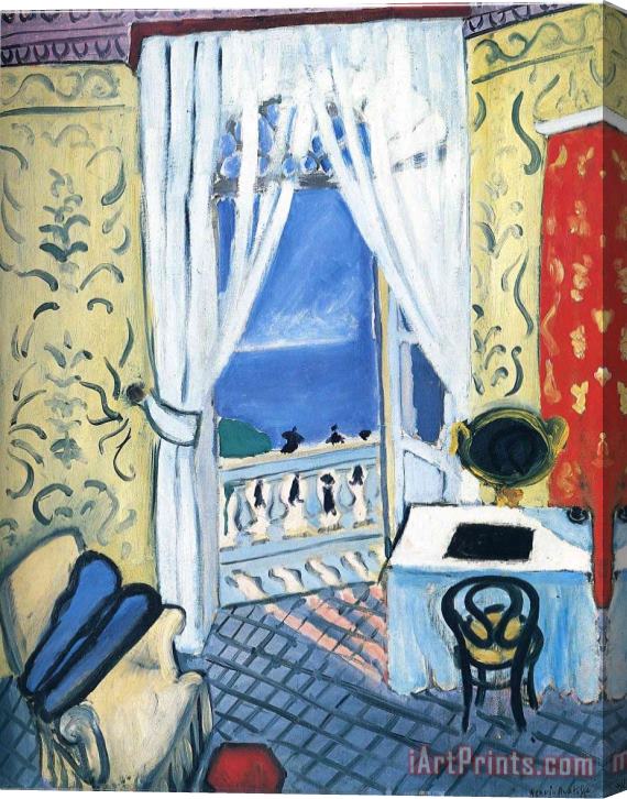 Henri Matisse Interior with a Violin Case 1919 Stretched Canvas Print / Canvas Art