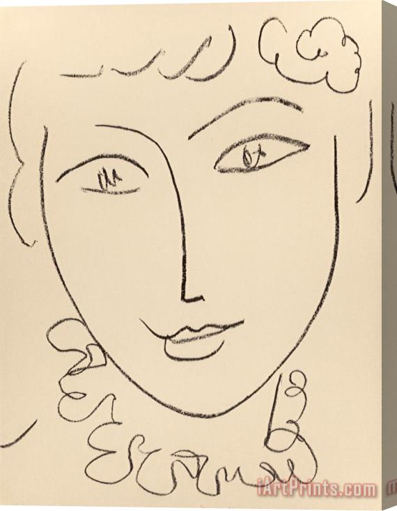 Henri Matisse Madame Pompadour, 1954 Stretched Canvas Print / Canvas Art