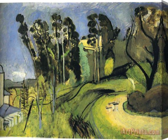 Henri Matisse Montalban Landscape 1918 Stretched Canvas Print / Canvas Art