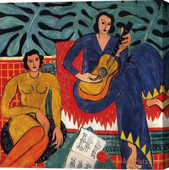 Henri Matisse Music 1939 Stretched Canvas Print / Canvas Art