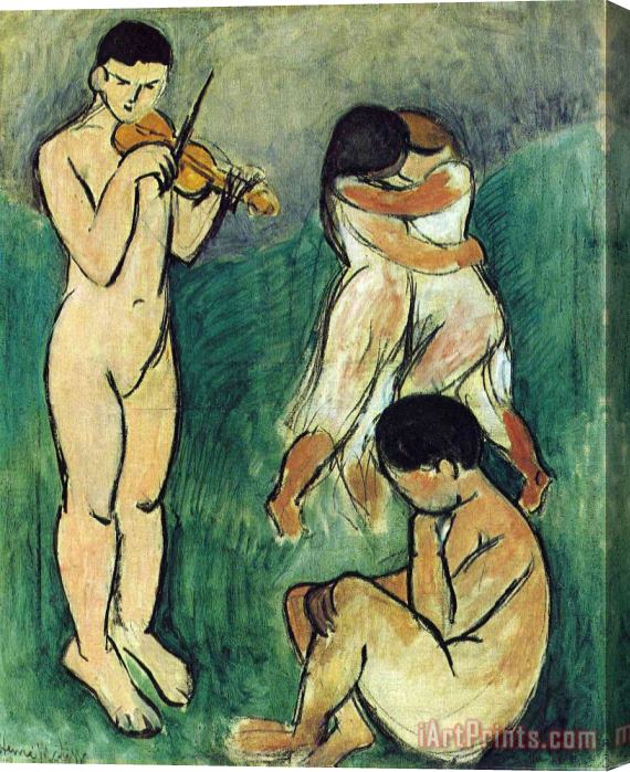 Henri Matisse Music Sketch 1907 Stretched Canvas Painting / Canvas Art