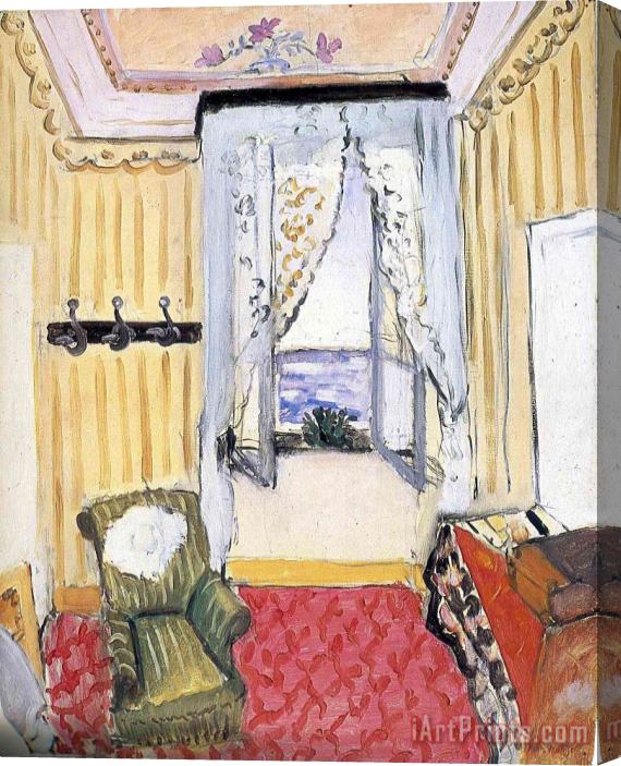 Henri Matisse My Room at The Beau Rivage 1918 Stretched Canvas Painting / Canvas Art