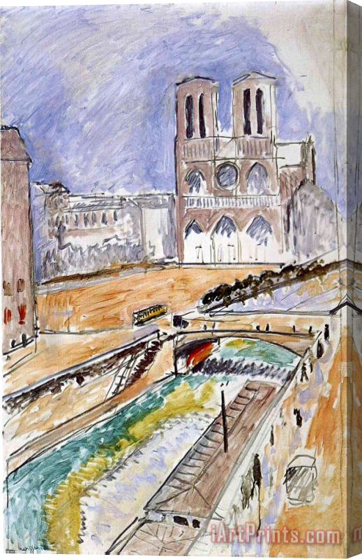 Henri Matisse Notre Dame 1914 Stretched Canvas Print / Canvas Art
