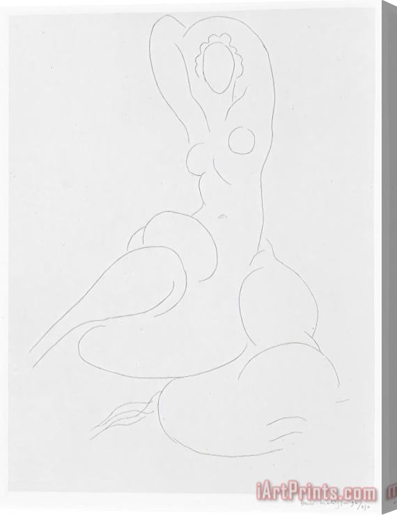 Henri Matisse Odalisque (nu Pour Cleveland), 1932 Stretched Canvas Print / Canvas Art