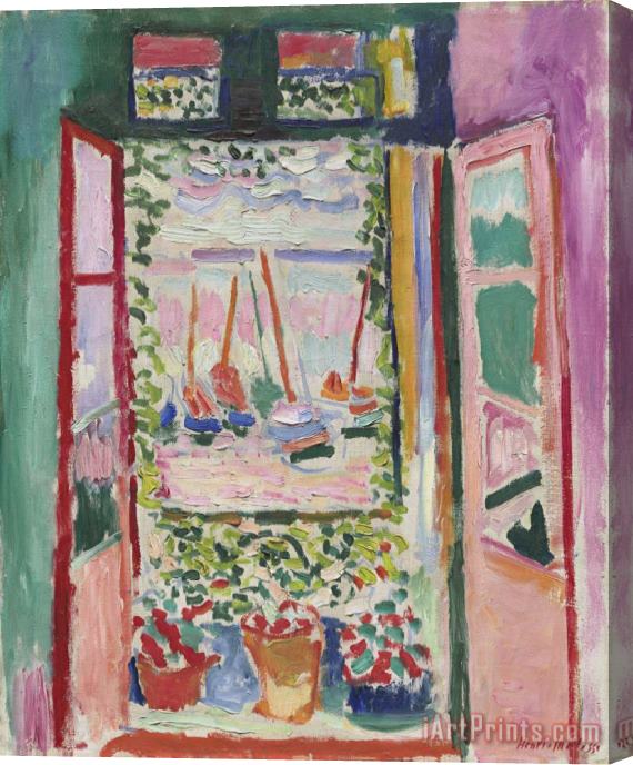 Henri Matisse Open Window, Collioure Stretched Canvas Painting / Canvas Art