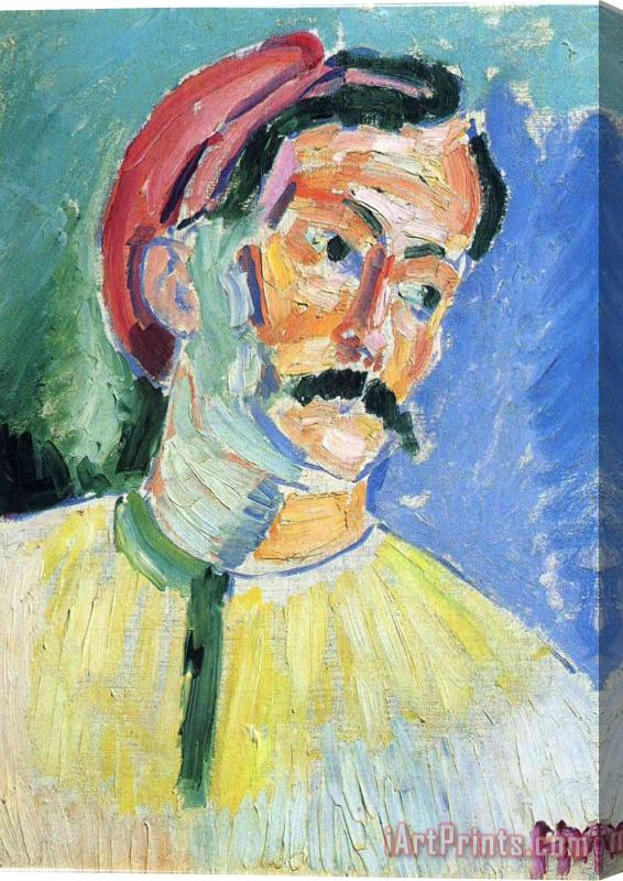 Henri Matisse Portrait of Andre Derain 1905 Stretched Canvas Painting / Canvas Art