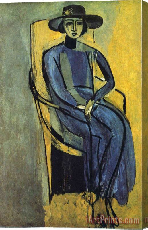 Henri Matisse Portrait of Greta Prozor 1916 Stretched Canvas Print / Canvas Art