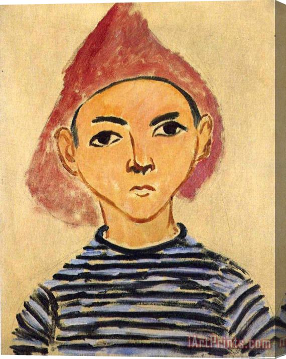Henri Matisse Portrait of Pierre Matisse 1909 Stretched Canvas Print / Canvas Art